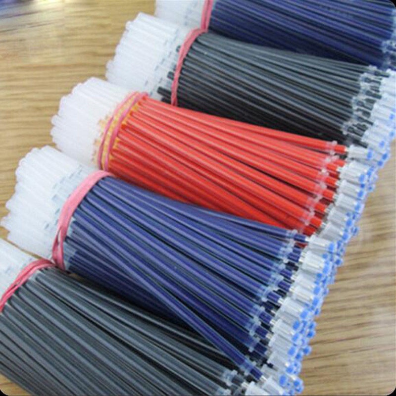 100pcs / Gel Pen Refills Core Set 0.5 Mm Needle Gel Pen Refill Replacement Of Office And School Supplies