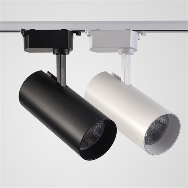 LED cob track lamp rail light 20w 30w Clothing Shop Windows Showroom Exhibition Spotlight Ceiling Rail Spot Lamp|track lights cob|lighting track lightingled track - AliExpress