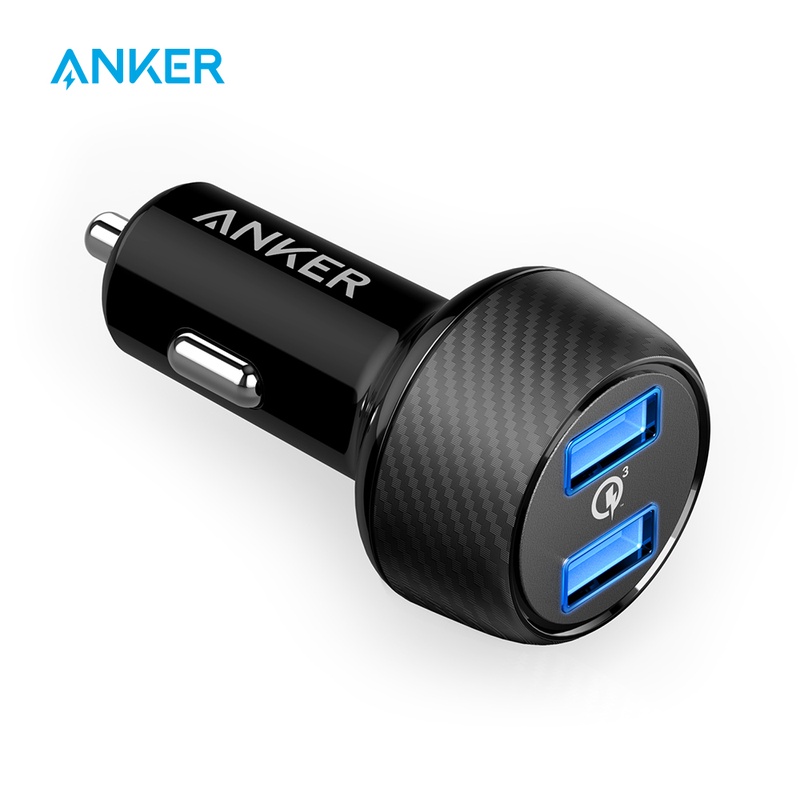 Anker PowerDrive Speed 2 39W Dual USB Car Charger,Quick Charge 3.0 for Galaxy,PowerIQ for iPhone 11/Xs/XS Max/XR/X/8 and more|charger charger|speed chargerquick charge 3.0 charger - AliExpress