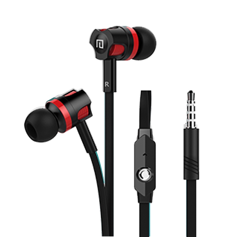 Original JM26 stereo Earphones 3.5MM in-ear earbuds headsets Super Bass sound  with flat cable with mic for IPhone HTC universal