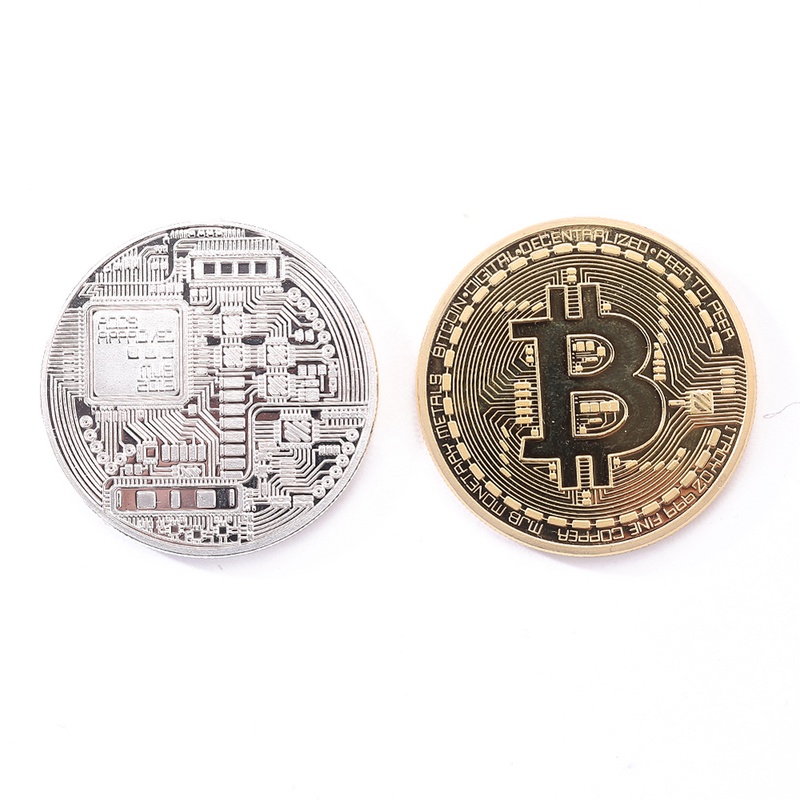 Bronze Physical Bitcoins Casascius Bit Coin BTC With Case Gift For Souvenir Home Gift