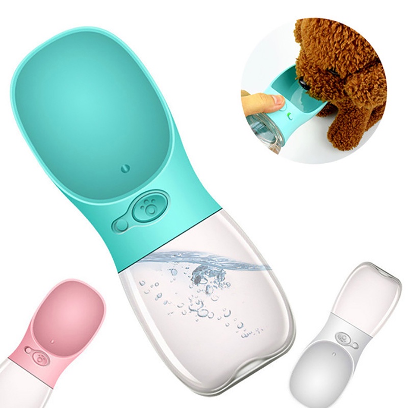 350ML Portable Pet Dog Water Bottle Travel Dog Bowl Cups Dogs Cats Feeding Water Outdoor For Puppy Cat Pets Products Supply