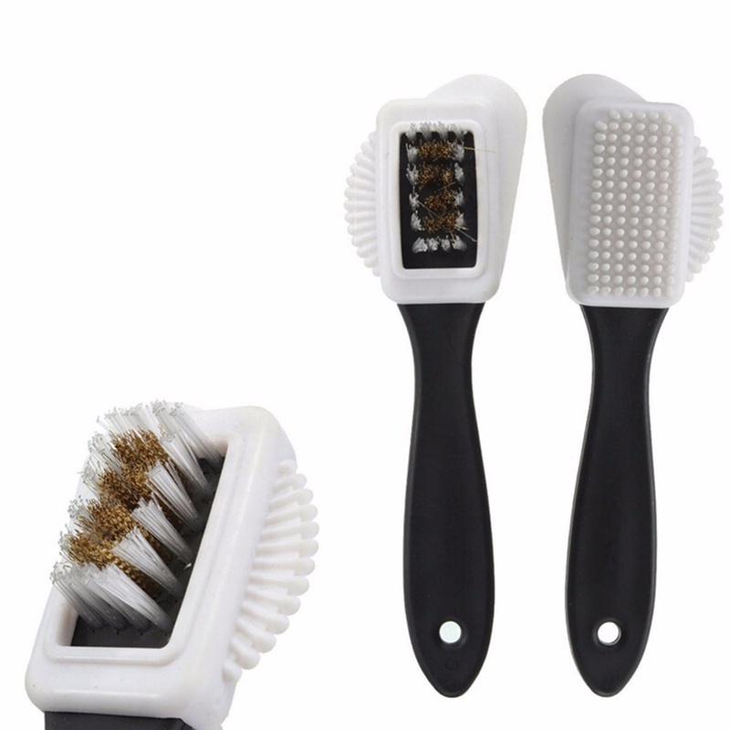 New Hot 3 Side Shoe Cleaning Brush Suede Nubuck S Shape Boot Shoes Cleaner Wholesale