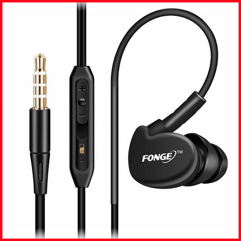 2016 Sport Headphones Waterproof Earphones Running Sweatproof Stereo Bass Music Headset With Mic For All Mobile Phone 4 color