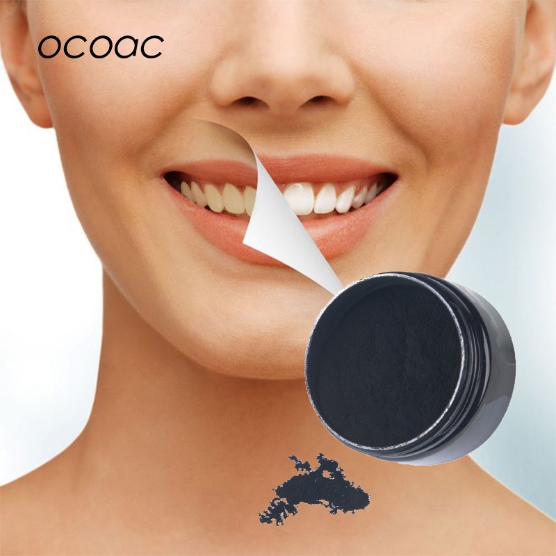 Teeth Whitening 30g Powder Smoke Coffee Tea Stain Remove Bamboo Activated Charcoal Powder Oral Hygiene Dental Tooth Care