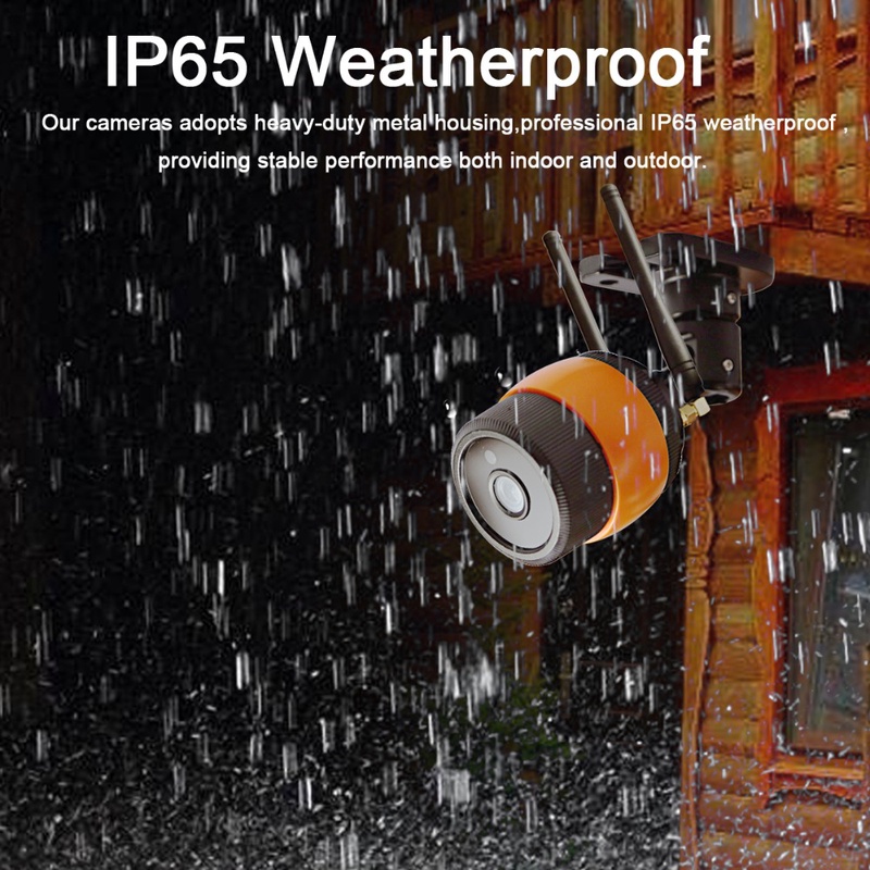 DAYTECH Bullet IP Camera Outdoor WiFi Network CCTV Surveillance Camera 720P HD Waterproof Night Vision IR-Cut Motion Detection