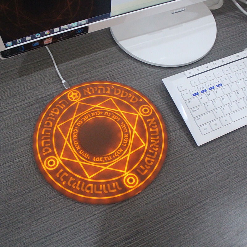 5W/10W Magic Array Wireless Charger Universal Qi Wireless Fast Charger Charging Pad for iPhone X 8 Samsung Note Xiaomi Huawei