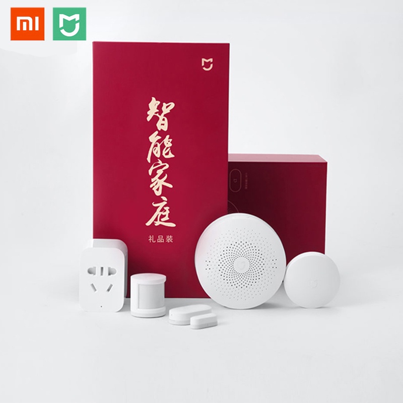 Xiaomi MIJIA 5 in 1 Smart Home Kit Bundle ZigBee Socket Gateway Hub Human Body Window Door Sensor Wireless Switch Mini|Smart Remote Control| - AliExpress