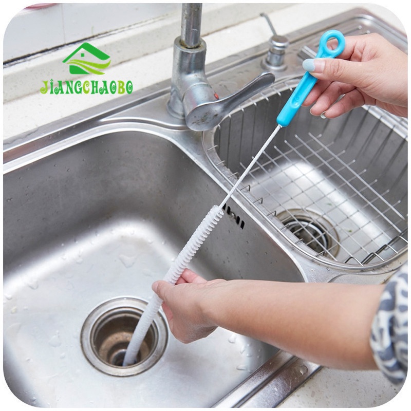 Sewer Cleaning Brush,Home Bendable Sink Tub Toilet Dredge Pipe Snake Brush Tools Creative Bathroom Kitchen Accessories