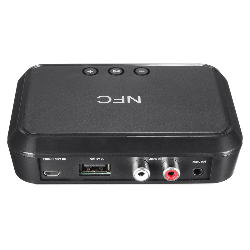 High Quality Wireless Bluetooth 4.1 RCA 3.5mm Speaker NFC Stereo Audio Music Receiver Adapter
