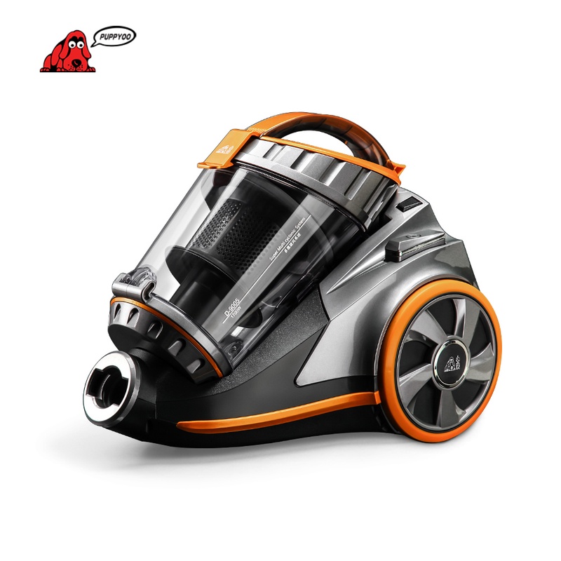 PUPPYOO 270 Degree Rotating Brush Home Aspirator Vacuum Cleaner Powerful Canister Multifunctional Cleaning Appliances D-9005