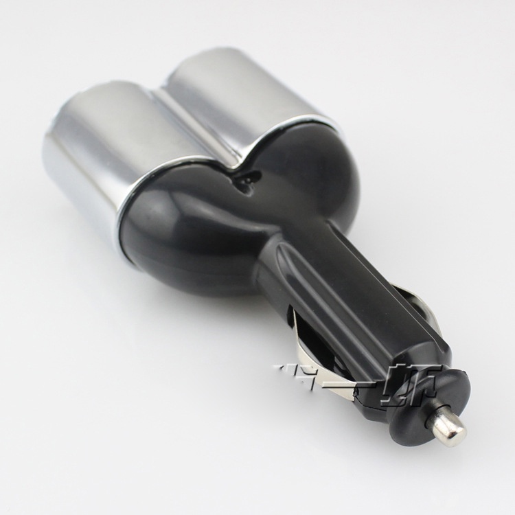 Car Charger Supply Double Sockets Cigarette Lighter Splitter Adapter Splitter Double Sockets Power Wholesale YA354-SZ