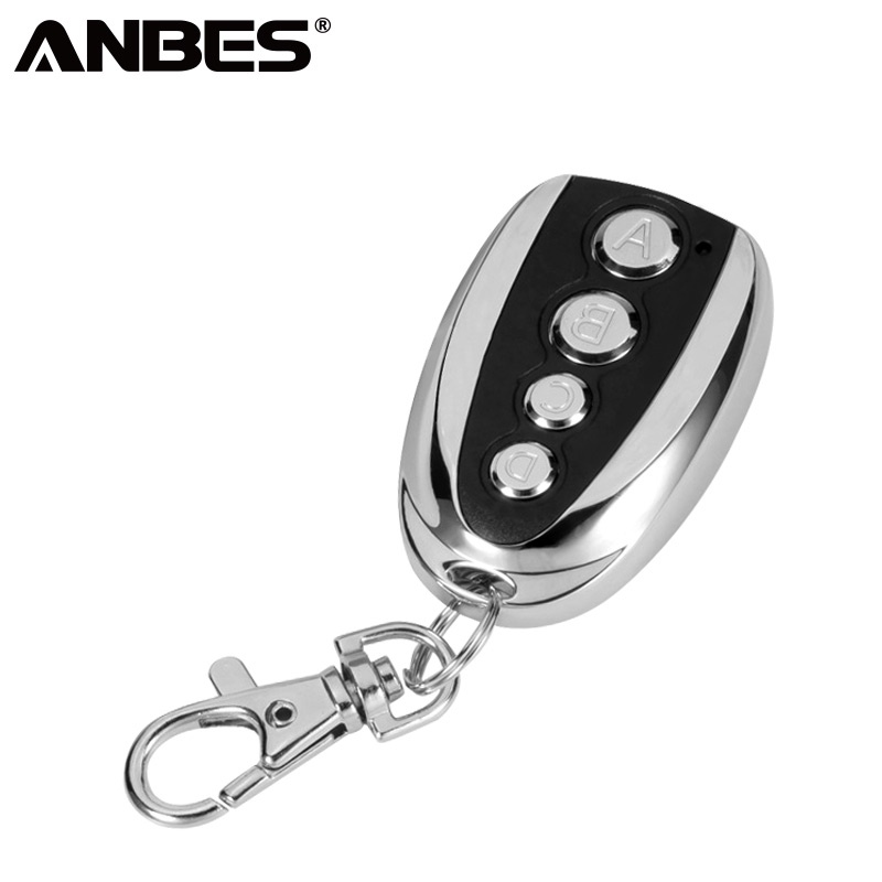 ANBES Universal ABCD Key Remote Control 433.92MHZ Remote Cloning 4 Channel Auto Car Garage Door Duplicator Rolling Code For Car