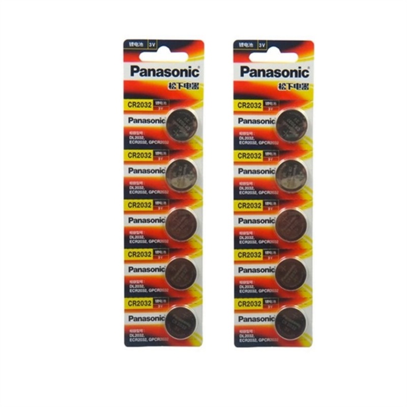 10pcs original brand new battery for PANASONIC cr2032 3v button cell coin batteries for watch computer cr 2032