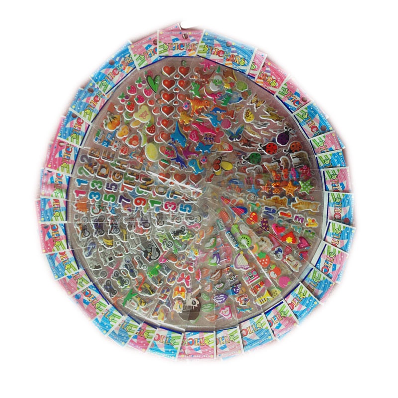 50 Sheets 21.5*7.5CM Cartoon Kids Stickers Toys Pegatinas Emoji  Car-styling Lovely Reward Stickers For Children adesivo Kid
