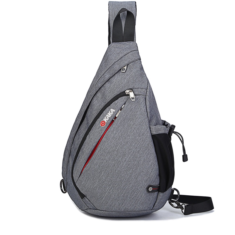 Unisex Fashion Men and Women Messenger Bags Cross Body Shoulder Chest Bags Packs Water Shape Canvas 4 Colors Lovers' Favorite