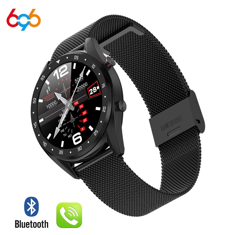 696 L7 BTcall SmartWatch ECG Sports Watch ECG+PPG ECG HRV Report Heart Rate Blood Pressure Test IP67 Waterproof Smart PK N58