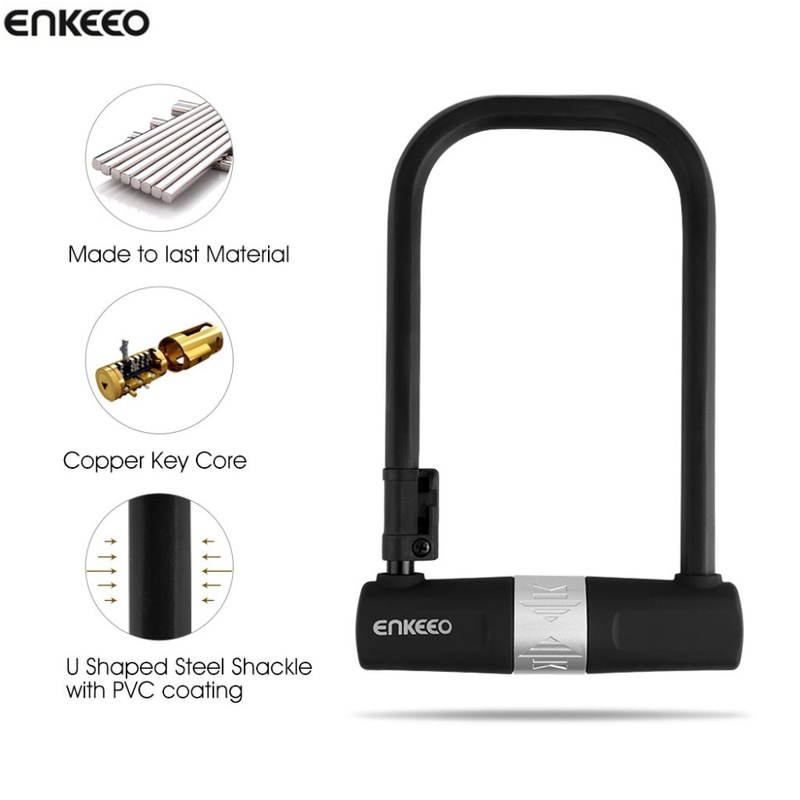 Cycling U Lock MTB Road Bike Helmet Lock Bicycle Prevent Theft Lock Safety Security Tools Bicycle Accessory