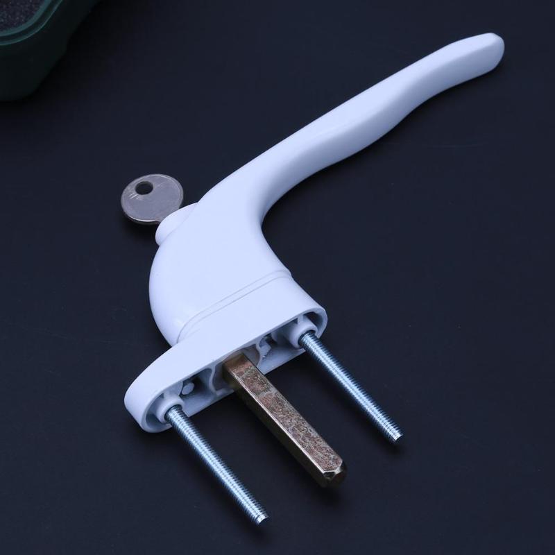 UPVC Alloy White Aluminum Window Handle with Locks Universal Door Handle Key Locking for Double Glazing White Door Turning-in Window Latches from Home Improvement on Aliexpress.com | Alibaba Group