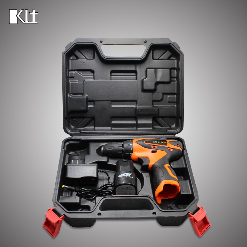 QILITE 16.8V Screwdriver battery Cordless screwdriver Power tools Screw gun Electric scredriver drill Yellow With Case 707
