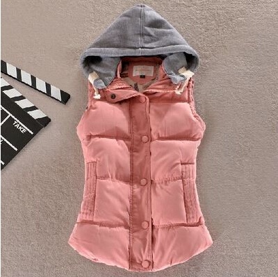 8 Colors New Stule Autumn Winter Coat Vest Women Ladies Vest Gilet Colete Feminino Casual Waistcoat Female Sleeveless Jacket