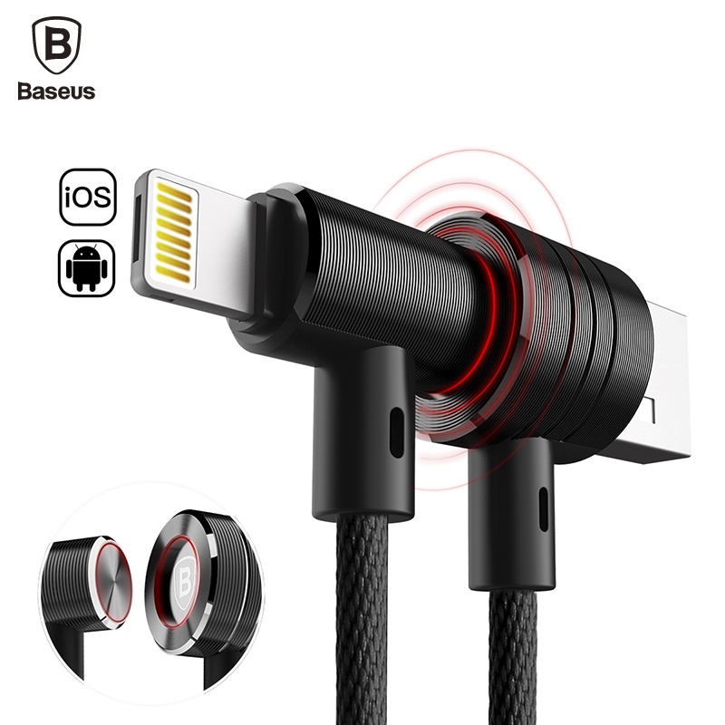 Baseus Portable 2 in 1 Magnetic Micro USB Cable For iPhone 7 6 6s 5 5s se Android For Samsung Xiaomi Charger Mobile Phone Cable
