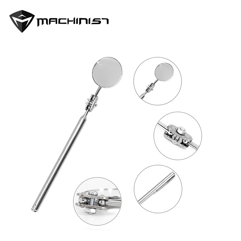 Automotive Maintenance Inspection Mirror Universal folding telescopic reflector size welding chassis inspection mirror