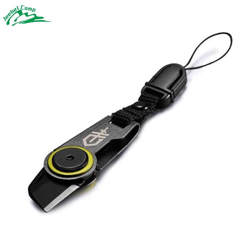 Jeebel Mini Self-defense Knife Safety Surrvival Kit EDC Keychain Hide Multi-funtion Camping Hiking Tools SOS