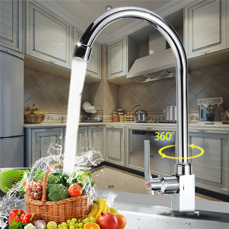 Xueqin Ceramic Valve Zinc Alloy Kitchen Basin Sink Water Tap Faucet Bathroom Wash Basin Faucet Single Cold Mixer Tap