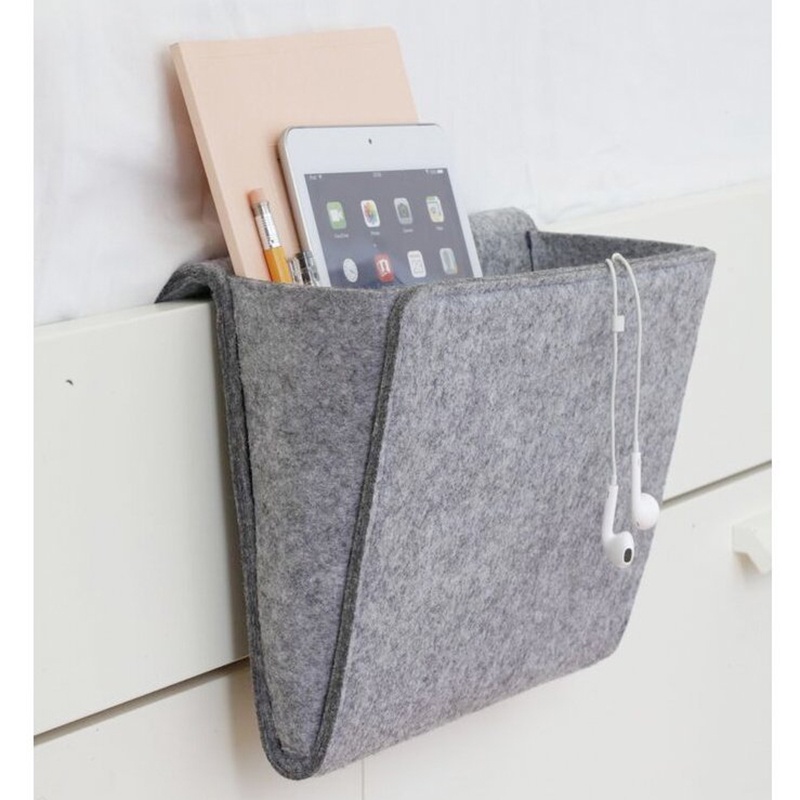 Portable Bedside hanging Storage bag household Holder for Sundries Magazines phone Tissue Organizer Mattress Book Remote