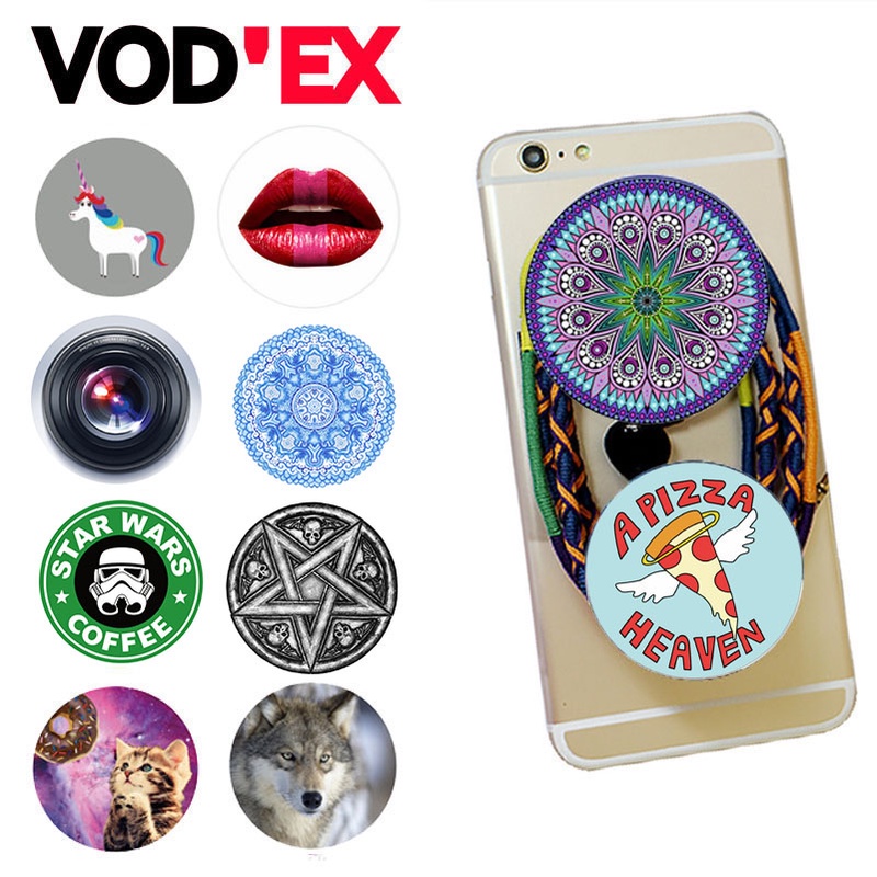 Round Fashion Phone Holder POP Expanding Stand and Grip  Mount for Smartphones and Tablets For Xiaomi iPhone Redmi 3 For HUAWEI
