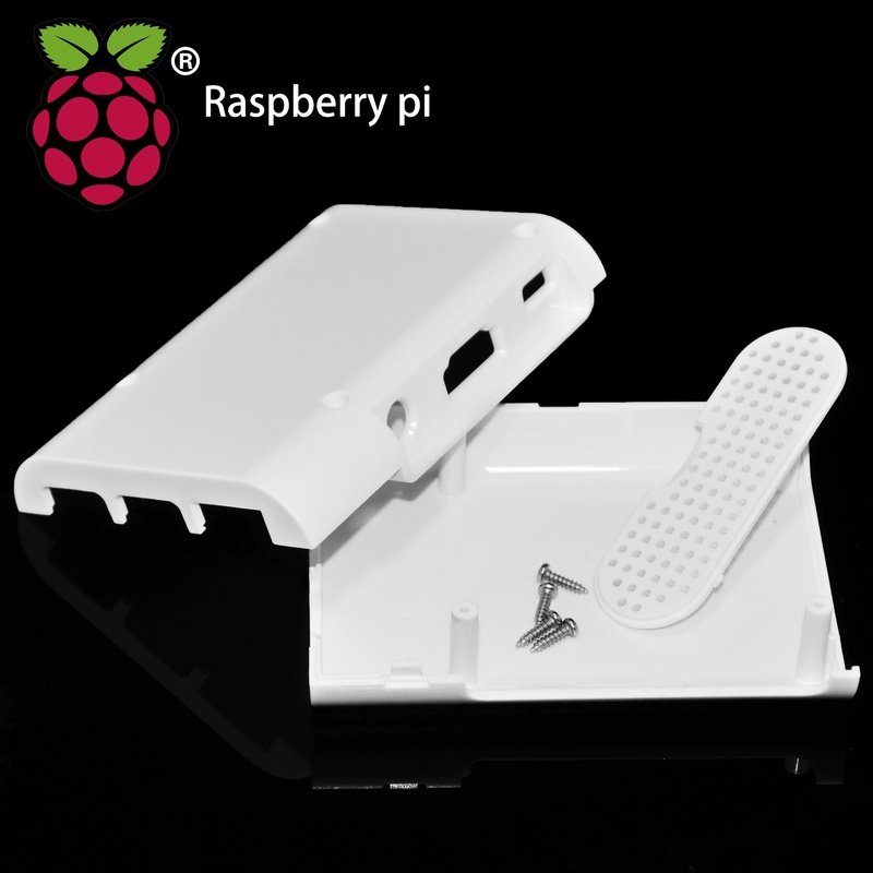 1pcs Raspberry Pi 3 White Case Cover Shell Enclosure Box ABS box