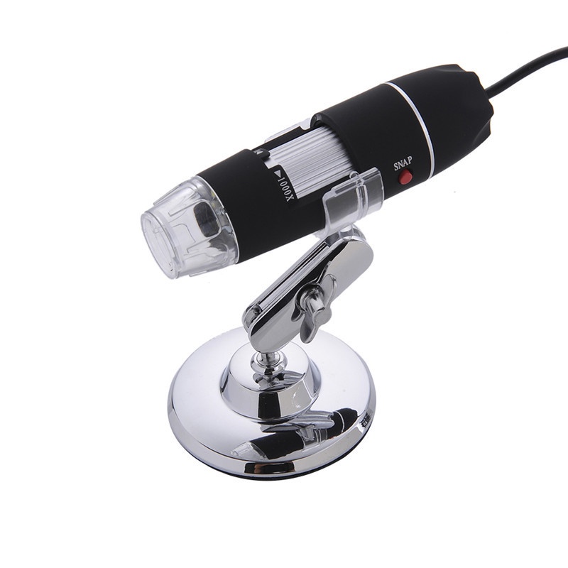 1000X 8 LED Electronic Microscope Digital Microscope Usb Professional Mount+ tweezers Magnification Measure Free Shipping
