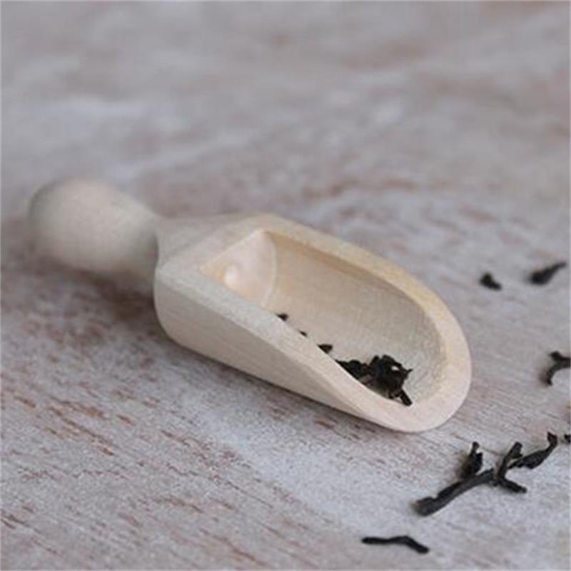 Mini Handmade Wooden Spoon Tea Sugar Salt & Scented Tea Multi Use Spoon High Qua