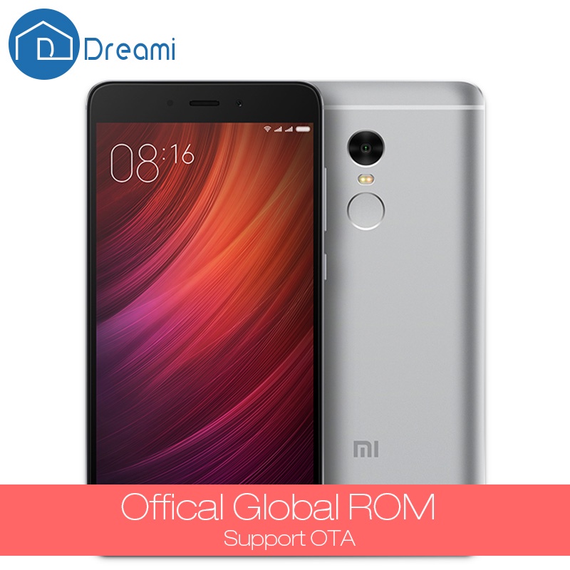 Dreami Original Xiaomi Redmi Note 4 Prime 3GB RAM 32GB ROM MTK Helio X20 Deca Core 13MP Note4 Cellphone Fingerprint Mobile Phone
