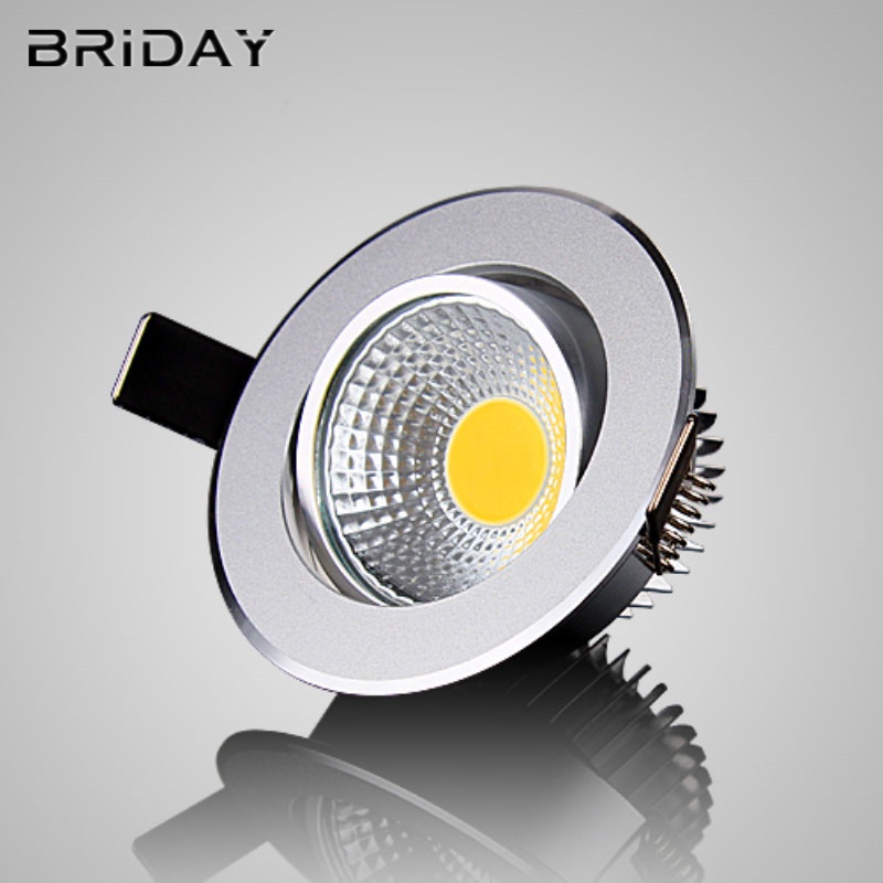 1pcs Super Bright Dimmable Led downlight light COB Ceiling Spot Light 3w 5w 7w 12w ceiling recessed Lights Indoor Lighting