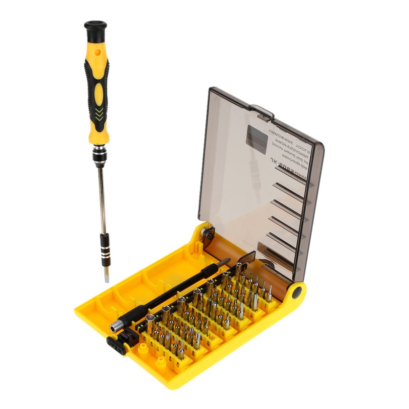 45-in-1 Screwdriver Set Fine Hand Tool Kit Hardware Screw Driver Set Interchangeable Manual Tool Set for Mobile Phone Hard Drive