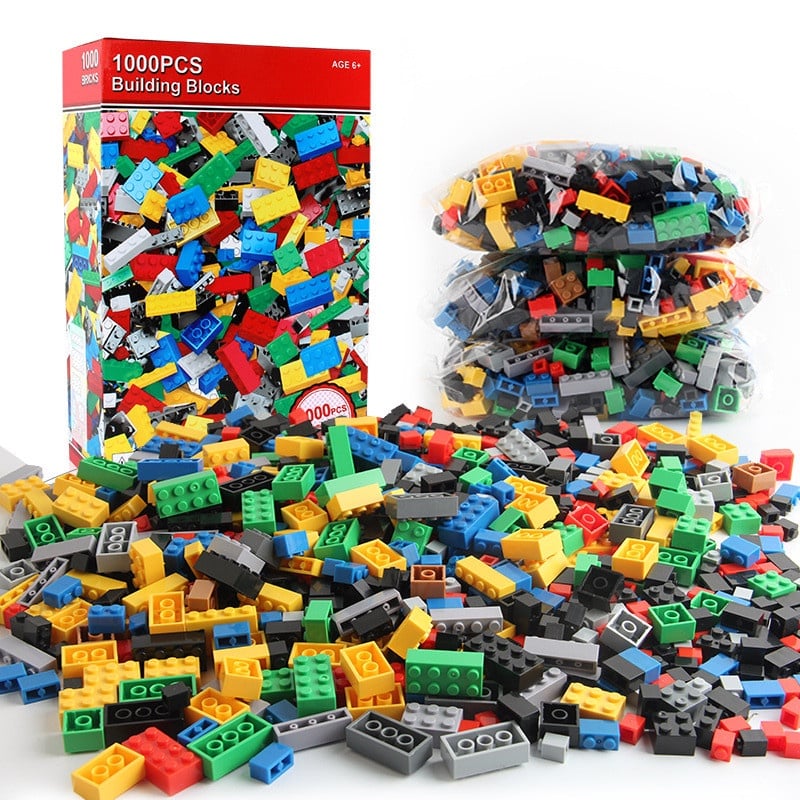 1000 Pieces DIY Building Blocks Bulk Sets City Creative Classic Technic Creator Bricks Assembly Brinquedos Kids Educational Toys|toys for|educational toys for childrentoys for children - AliExpress