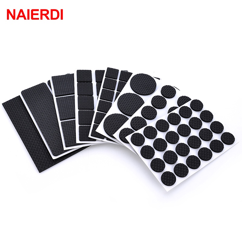 NAIERDI 1 24PCS Self Adhesive Furniture Leg Feet Rug Felt Pads Anti Slip Mat Bumper Damper For Chair Table Protector Hardware|damper|damper padsdamper furniture - AliExpress