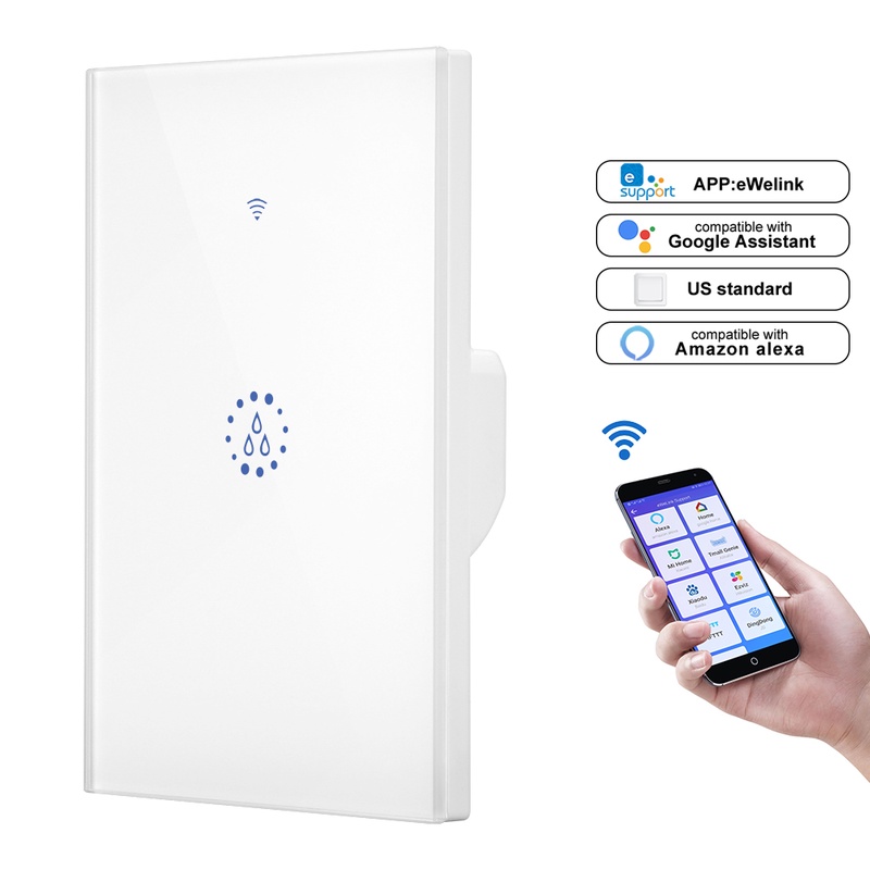 Wifi Boiler Smart Switch Water Heater Switches Voice Remote Control EU/US PLUG Touch Panel Timer Outdoor work alexa google home-in Switches from Lights & Lighting on Aliexpress.com | Alibaba Group