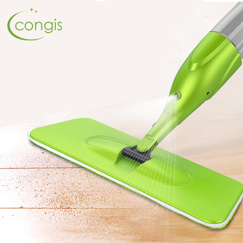 Congis 1PC Magic Spray Mop High Quality Microfiber Cloth Floor Windows Clean Mop Home kitchen Bathroom Dedicated Cleaning Tools