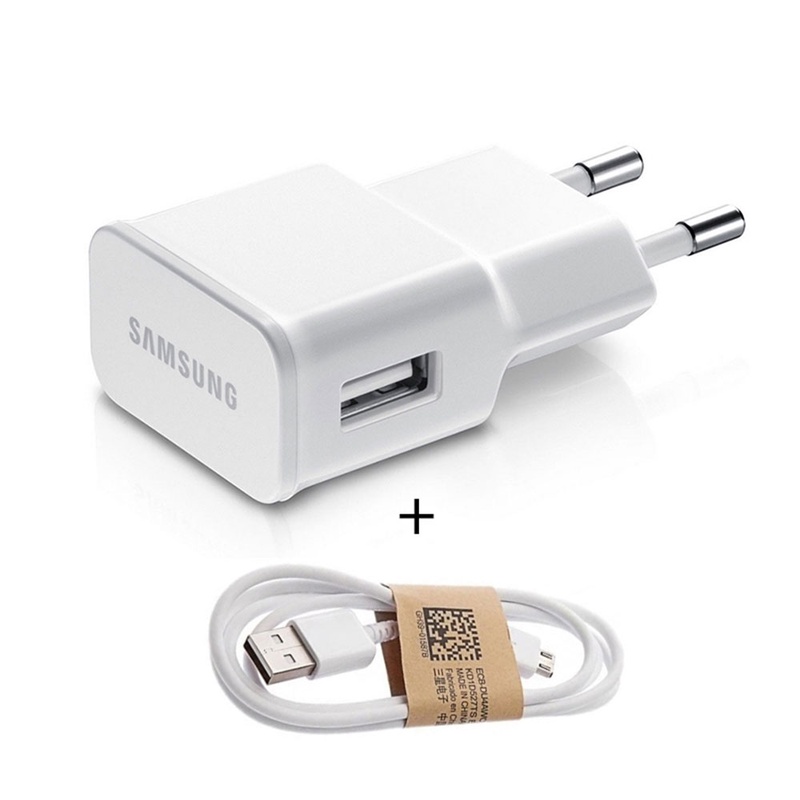 2A Original Samsung Wall Travel Charger For Samsung Note2 S3 S4 Charging Cargador Adapter EU Plug 1M Micro USB Charger Adapter