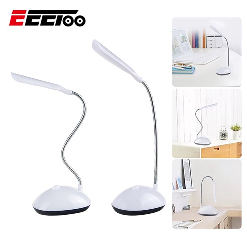 EeeToo Battery Powered Night Light Luminaria LED 360 Degree Rotating Table Lamp Eye Protection Reading Book Lights for Children