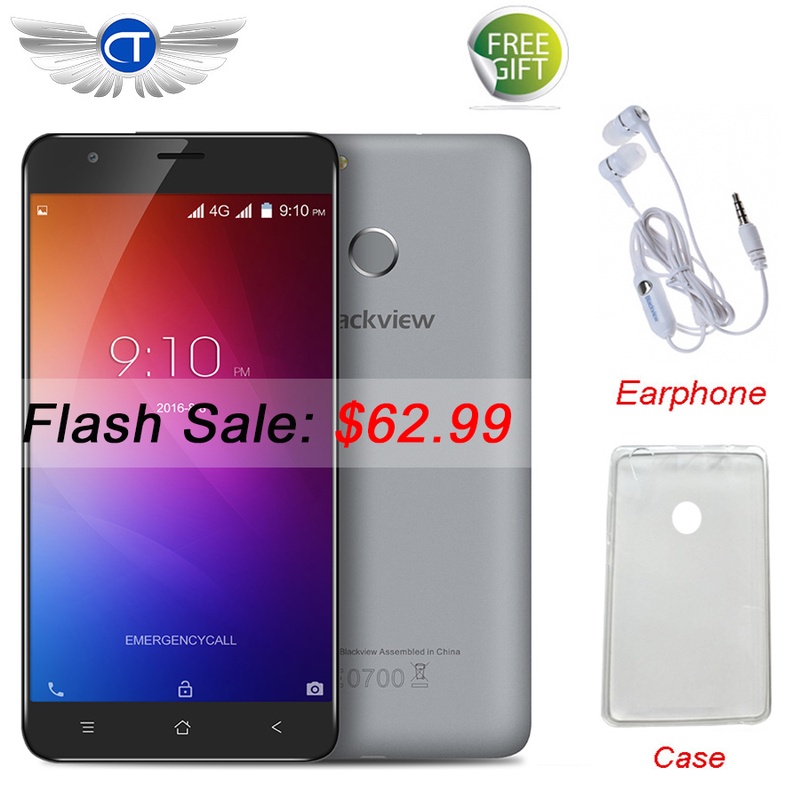 Case+Earphone Gifts! Original Blackview E7 5.5