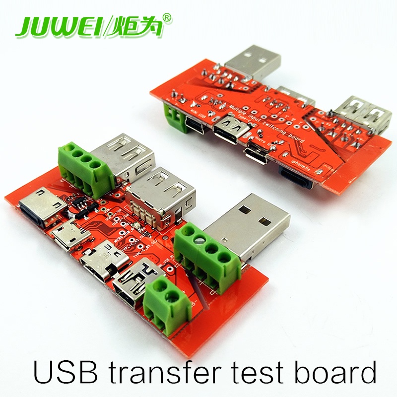 USB tester meter ammeter capacity monitor Instruments parts Lightning Type-c  Micro USB MiNi USB cable Adapter converter board