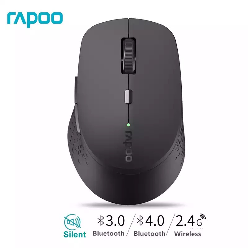 חדש Rapoo רב מצב שקט עכבר אלחוטי עם 1600DPI Bluetooth 3.0/4.0 RF 2.4GHz עבור שלוש התקני חיבור|Mice| - AliExpress