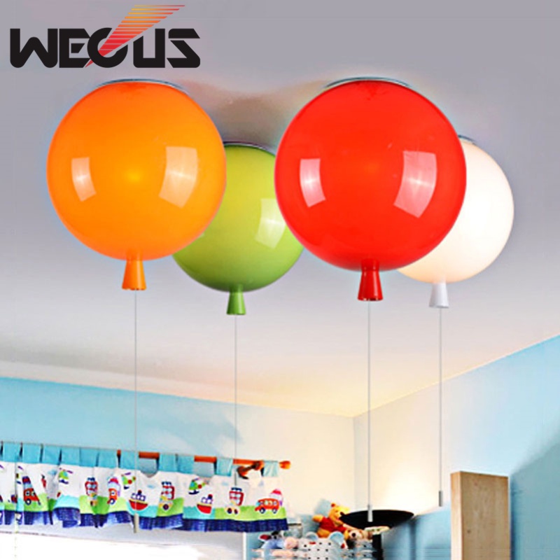 Colorful balloon ceiling lamp, children room cute ball lampshade light, living room pub hotel decoration lighting D250mm