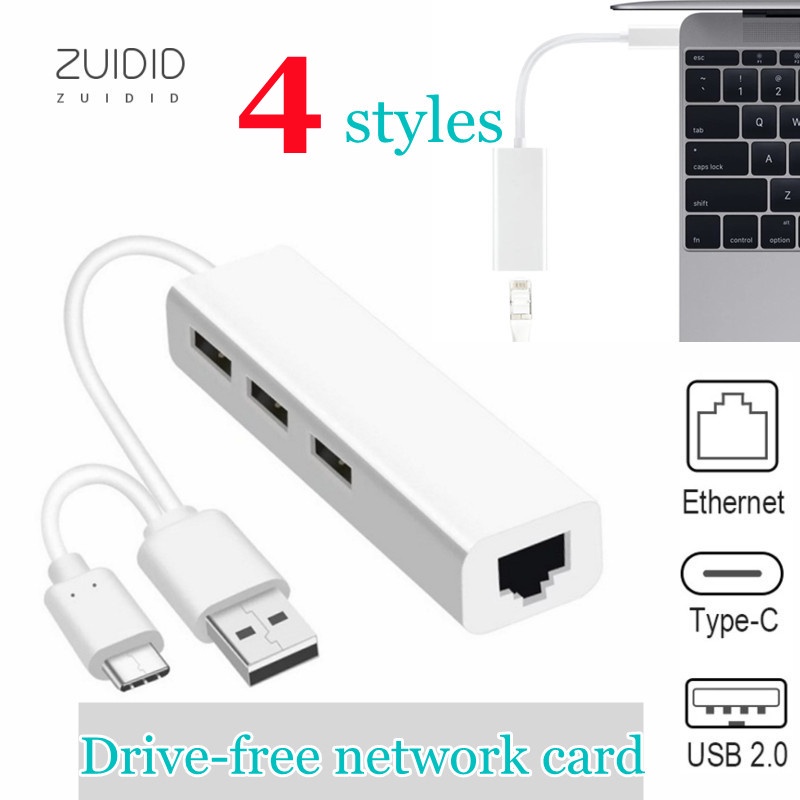 Multiple Types High Speed USB Type C To Rj45 Wired Network Card 3Ports OTG Hub Ethernet Lan Adapter Splitter For Laptop Tablets|Satellite TV Receiver| - AliExpress