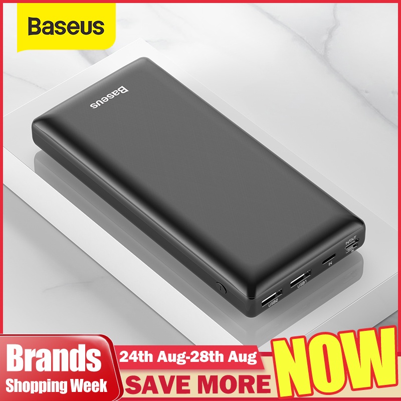 Baseus 30000mAh Power Bank USB PD Fast Charging Powerbank Portable External Battery Charger with Two way Quick Charge For Phone|Power Bank| - AliExpress