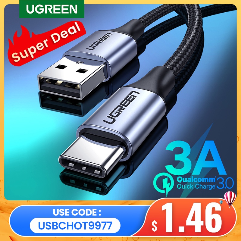 UGREEN USB C Cable for Xiaomi Redmi Note 10 USB Type C 3A Fast Phone Charging Cord for Huawei P40 Pro Type C Charger Cable USB C|cable for|cable for samsungcable for samsung galaxy - AliExpress